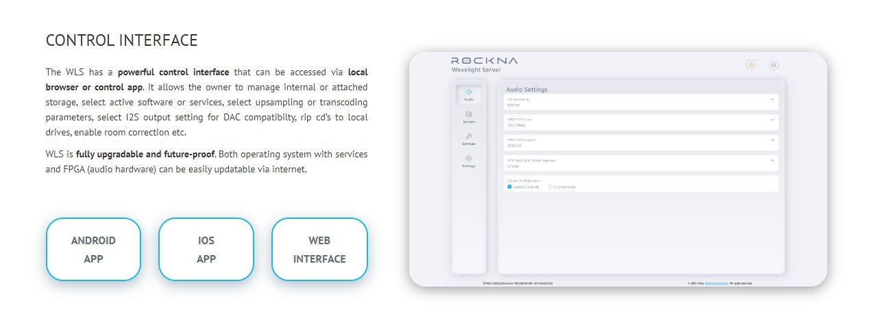 Rockna Audio - Wavelight SERVER